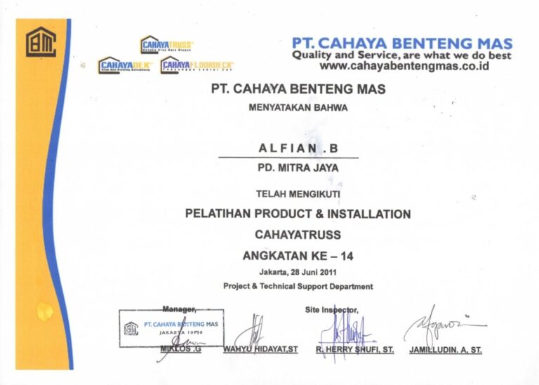 Sertifikat 14